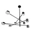 Світильник стельовий Brille підвісний BR-01 631S/8 LED 56W WW+NW+CW BK - мініатюра 4