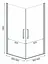Душевая кабина Rea Abra 90x90 black mat REA-K5502, Черный матовый, Универсальная, прозрачная - миниатюра 6