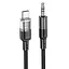 Аудіоадаптер Hoco UPA27 USB Type-C 3.5 мм перехідник для навушників чорний - мініатюра 1