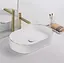 Умивальник Rea Nadia накладний white gold edge REA-U1063, Білий - мініатюра 6