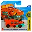 Базовая машинка Hot Wheels Experimotors HW Ultimate T-Rex Transporter / Transporteur оранжево-бирюзовая (5785) JBC10-N521 - миниатюра 1