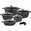 Набор кастрюль и казанов Edenberg EB-12911 с мраморным покрытием 10 предметов для всех типов плит - миниатюра 1