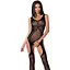 Бодистокинг Passion BS061 комбинезон имитация чулок S/M/L black - миниатюра 1