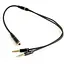 Кабель Cablexpert CCA-418M, Аудіо 3,5mm(джек) 4pin мама /2x3,5 тато 3pin стерео - мініатюра 1