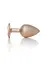 Анальна пробка Jewellery Pearl Gold Plug Clear S 7 см (золотий) - мініатюра 2