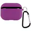 Силіконовий футляр з мікрофіброю для навушників Airpods 4 Фіолетовий / Grape - мініатюра 1