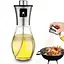 Распылитель диспенсер бутылка спрей для масла, уксуса, соусов, 200 мл стеклянный, Kitchen Master 85387 - миниатюра 1