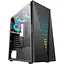 Корпус 2E Gaming GALAXY (G2055) Black, без БЖ, Mid Tower, для ATX / Micro ATX / Mini ITX, 2xUSB 2.0, 1xUSB 3.0, 3x120 ARGB Fan, бічна панель із загартованого скла (2E-G2055) - мініатюра 1
