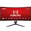 Монітор 34" QUBE Overlord C34UQ180H Curved UWQHD VA 180Hz (C34UQ180H) - мініатюра 1