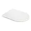 Сиденье для унитаза Mixxus Premium Seat Cover Ellipse-Topper-2001 с микролифтом 428х363х43 мм MP6611, Белый - миниатюра 1