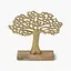 Декор алюминиевый MBM HOME Дерево на подставке золотой 230х90х270 мм (DH-ST-39 M GOLD) - миниатюра 2