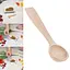 Ложка дерев'яна для цукру, спецій та сипучих продуктів 7.5 см, Woodly Бежевий 86102 - мініатюра 4