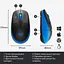 Мышь Logitech M190 Full-size Wireless Blue - миниатюра 6
