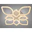 Потолковая светодиодная люстра Diasha белая 140 Вт 8 плафонов акрил без пульта - миниатюра 1