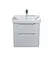 Тумба Мойдодир Malaga 60-A Білий з умивальником Vivace 60 Білий - мініатюра 4
