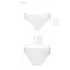 Трусики с прозрачной вставкой Passion Panties white L - миниатюра 3