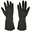 Рукавички захисні кислотно-лужні Китай L x 60г чорна - мініатюра 1