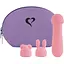 Минивибратор FeelzToys Mister Bunny Pink с двумя насадками - миниатюра 1