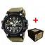 Годинник наручний Patriot 012BKKHPO Поліція Чорні з хакі + Коробка. - миниатюра 1