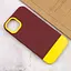Чохол Epik TPU+PC Bichromatic для Apple iPhone 11 Pro 5.8 Brown burgundy/Yellow - мініатюра 4