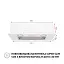 Вытяжка полновстраиваемая PERFELLI BI 5252 WH 700 LED - миниатюра 2