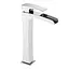 Змішувач для умивальника високий Koer "Водоспад" KB-15007-04 KR5156 Білий матовий - мініатюра 1
