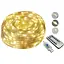 Вулична світлодіодна гірлянда Sun Lamp стрічка 200 LED USB з пультом ДУ великі краплі 20 м білий 8 режимів - мініатюра 1