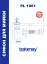 Сифон для мийки Bakimay PL1061 прямоточний з гофротрубою 1 1/2" 40x40/50 мм 30412 - мініатюра 3