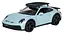 Машинка Porsche 911 Dakar Mint голубий RASTAR модель 1:14 Автомобіль на дистанційному керуванні + пульт - мініатюра 3