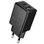 МЗП Hoco N71 Nuevo PD30W+QC3.0 (1USB-A/1C) Black - мініатюра 1