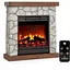 Камін електричний Klarstein Lienz кам'яний декор (10034124) - мініатюра 1