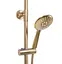 Душевая система Rea Lungo с термостатом и изливом brushed gold REA-P6604, Золотой - миниатюра 5