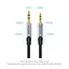 Кабель Vention 3.5mm Male to 2.5mm Male 0.5m Black (BKFHD) - миниатюра 3