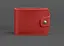 Кожаный портмоне 4.3 красный - миниатюра 1