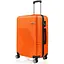 Валіза Середня (М) Полікарбонат На 4-х подвійних колесах 70л POLO ПК019-М Оранжевий - мініатюра 1