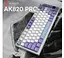 Клавиатура игровая механическая беспроводная Ajazz AK-820WP PRO White-Purple RGB Gift Switch Hot-Swap 2.4G/Bluetooth/USB - миниатюра 7