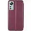 Шкіряний чохол-книжка Classy для Xiaomi 12 Lite Бордовий - мініатюра 2