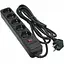 Сетевой фильтр 3,0 м3*1,5 мм² (SP-1653) 5 розеток BLACK (EXT-PN-SP-1653) - миниатюра 1