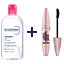 Набір: міцелярний лосьйон Bioderma Sensibio Н2О 500 мл + туш для вій Maybelline New York Lash Sensational чорний 9.5 мл - мініатюра 1