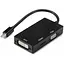 Конвертер mini Display Port (тато) на HDMI/VGA/DVI(мама) 30cm, 4K/2K - мініатюра 1