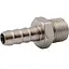 Штуцер переходник соединение пневматическое MasterTool с наружной резьбой 1/4" на шланг 6 мм - миниатюра 1