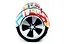 Гироборд Smart Balance Wheel 6.5 Граффити Белый - миниатюра 3