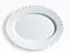 Блюдо овальне Luminarc Trianon біле склокераміка 29 см (09392) - мініатюра 1