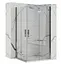 Душевая кабина Rea Molier 2 90x90 chrome REA-K8539 + REA-K8539, Универсальная, прозрачная, хром - миниатюра 1