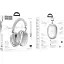 Бездротові навушники Hoco W35 Max Auspicious ANC noise reduction BT headphones Silver - мініатюра 2
