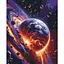 Картина за номерами "Самотня планета" 16505-AC 40х50 см - мініатюра 1