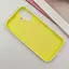 Чехол Epik Silicone Case Full Protective AA для Apple iPhone 16 Plus 6.7 Желтый/Mellow Yellow - миниатюра 3
