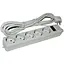 Фильтр сетевой Maxxter, 5 розеток, 3 м, Grey, 10А, до 2.2 кВт, выключатель, заземление, 3x0.5 мм² (SPM5-G-10G) - миниатюра 1