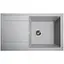 Гранітна кухонна мийка Romzha Jorum 86 Seda (601) з крилом - мініатюра 1