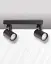 Світильник поворотний, спот Goldlux 328694 Lynx GU10 2x10W IP20 чорний - мініатюра 3